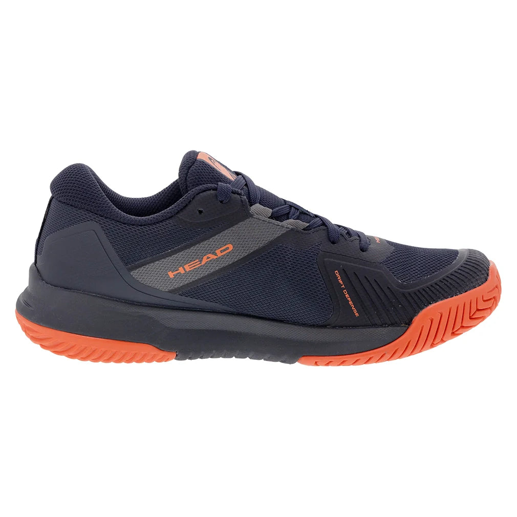 Juniors Sprint Pro 4.0 Tennis Shoes Dark Blue and Red Footwear Head