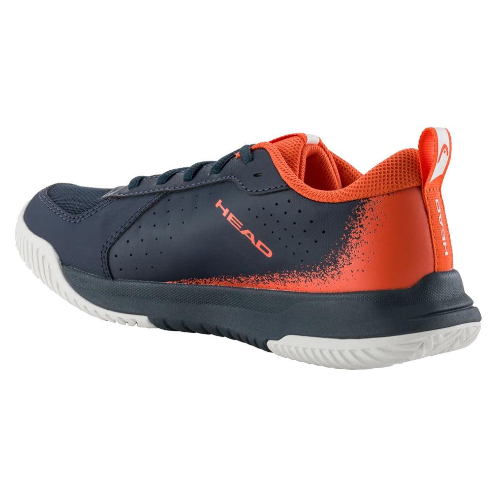 Juniors Sprint Court 4.0 Tennis Shoes Dark Blue and Red Footwear Head