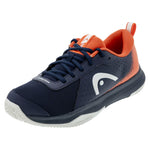 Juniors Sprint Court 4.0 Tennis Shoes Dark Blue and Red Footwear Head