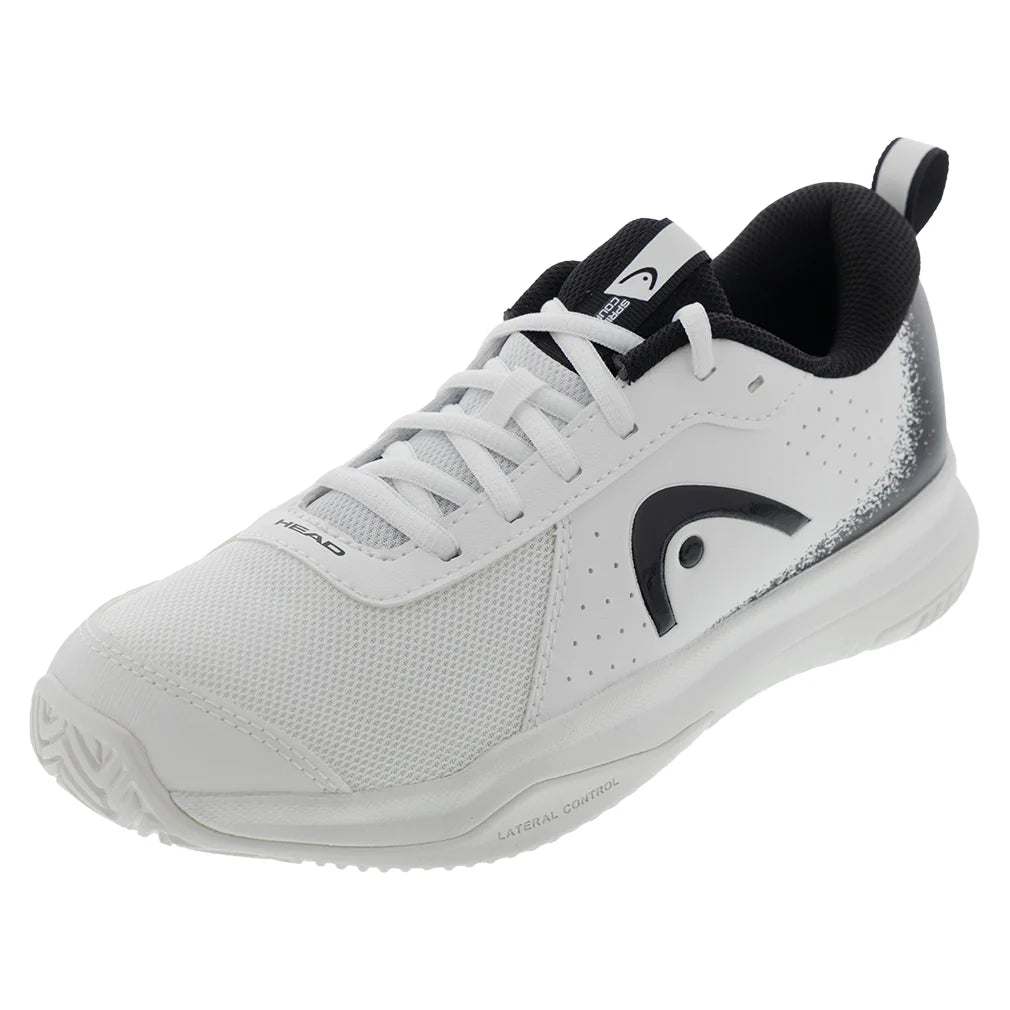 Juniors Sprint Court 4.0 Tennis Shoes White and Black Footwear Head