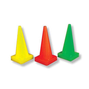 Stoplight Cones Set of 12 Court Equipment Oncourt Offcourt