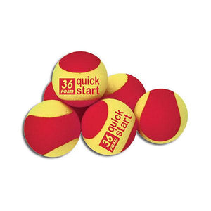 Quick Start 36 Set of 12 Foam Tennis Balls Balls Oncourt Offcourt