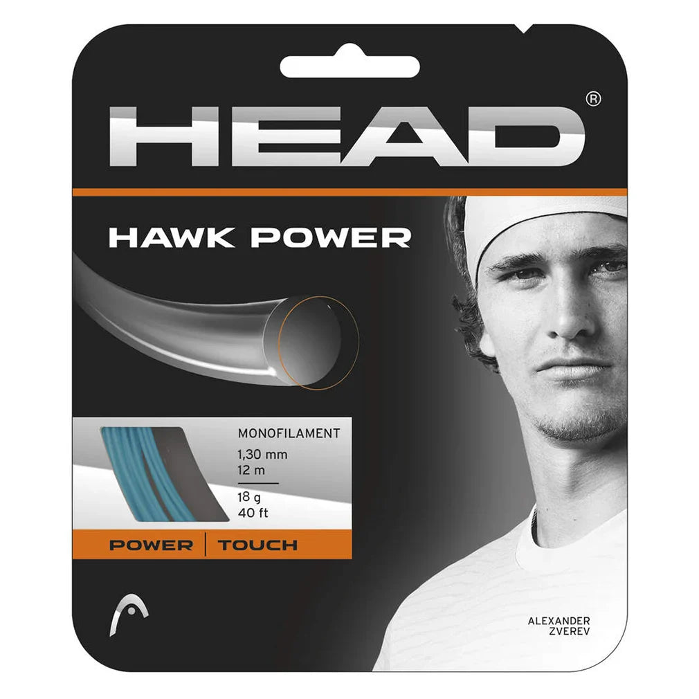 Hawk Power 16G Tennis String Strings Head