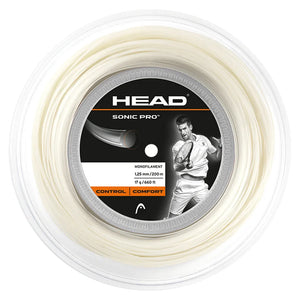 Sonic Pro 17G White Tennis Reel Strings Head
