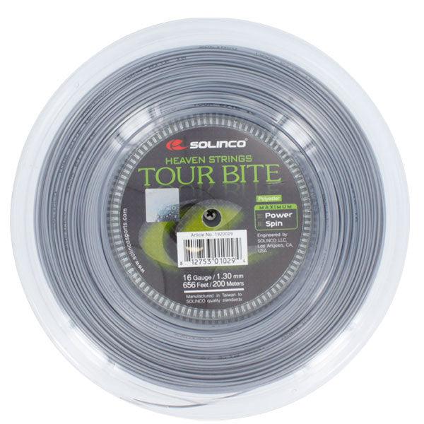 Tour Bite 16G 1.30MM Reel Tennis String Silver Strings Solinco