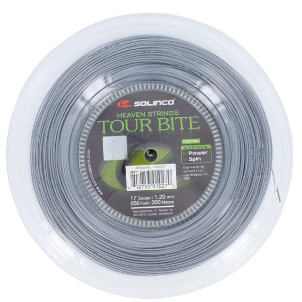 Tour Bite 17G 1.20MM Reel Tennis String Silver Strings Solinco