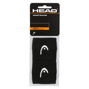 2.5 Inch Tennis Wristband 2 Pack Black Accessories Head