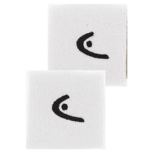 2.5 Inch Tennis Wristband 2 Pack White Accessories Head