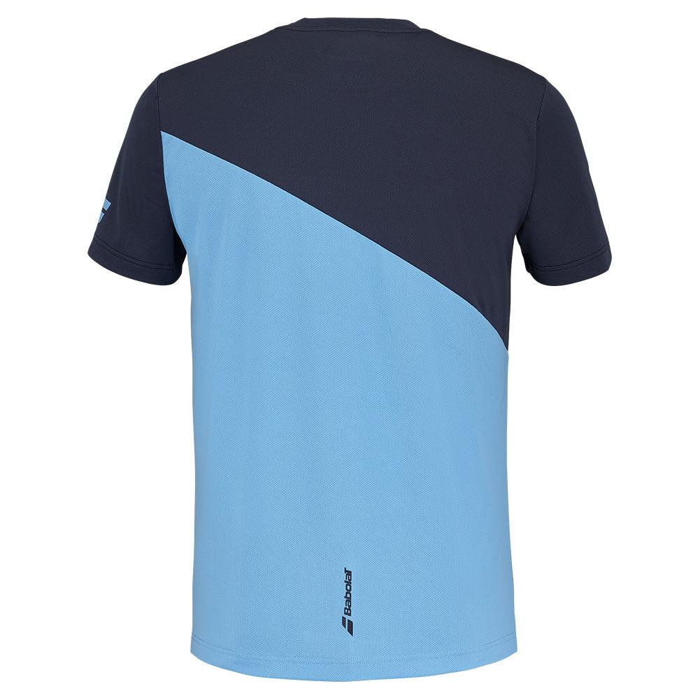 Men`s Drive Crew Neck Tennis Top Blue Apparel Babolat