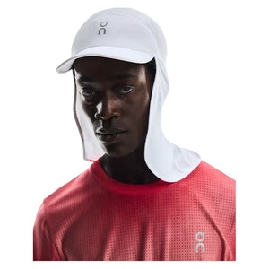 Unisex Solar Tennis Cap White Apparel On