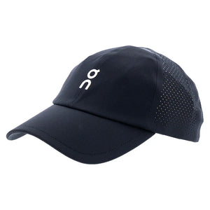 Unisex Court Tennis Cap Black Apparel On