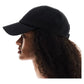 Unisex All-Day Tennis Cap Black Apparel On