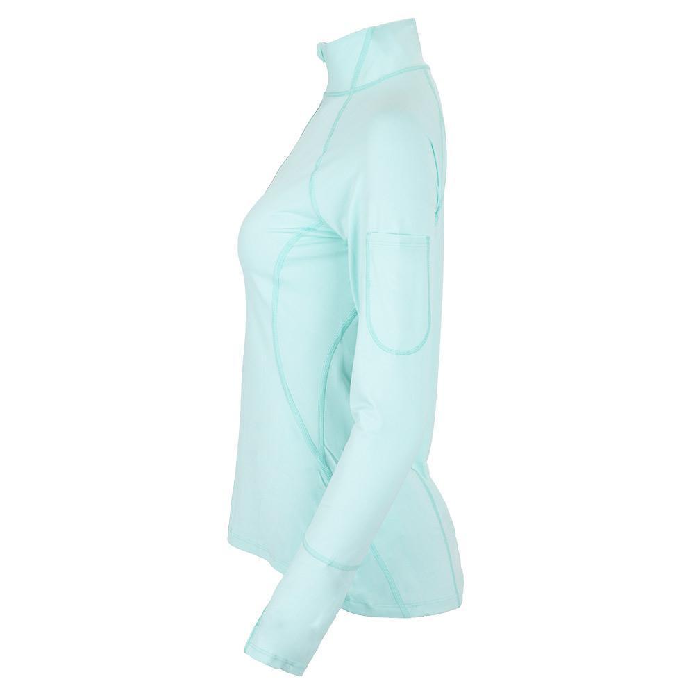 Women's Mock Zip Tennis Top Apparel BloqUV