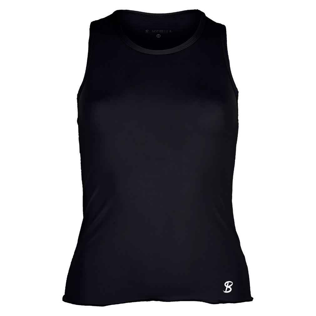 Women's Bella Lite Tank Tie Black Apparel Sofibella