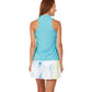 Women's Spectrum Funnel Neck Racerback Tennis Tank Babyboy Apparel Sofibella