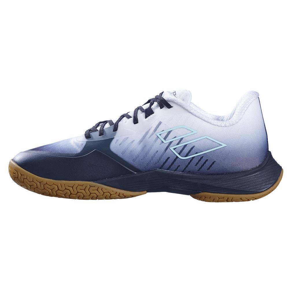Men's Shadow Tour Indoor Shoes Black and White Footwear Babolat