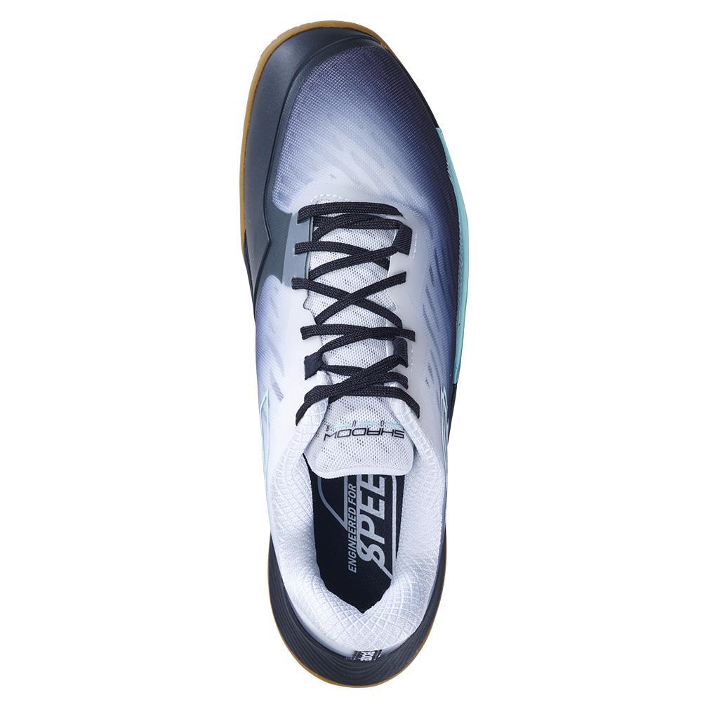 Men's Shadow Tour Indoor Shoes Black and White Footwear Babolat