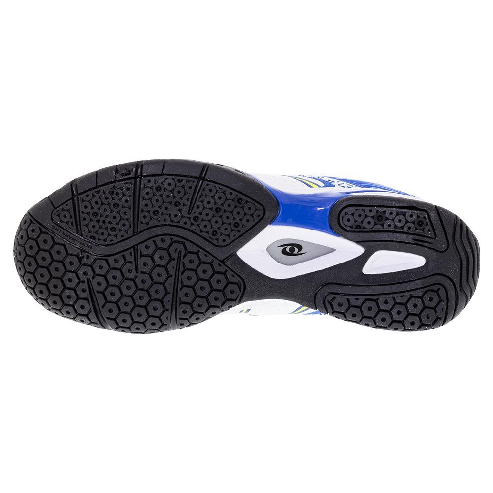 Unisex Dinkshot Pickleball Shoes White and Royal Acacia