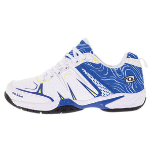 Unisex Dinkshot Pickleball Shoes White and Royal Acacia
