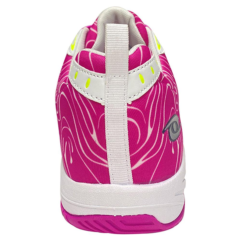 Women`s DinkShot Pickleball Shoes White and Pink Footwear Acacia
