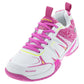 Women`s DinkShot Pickleball Shoes White and Pink Footwear Acacia