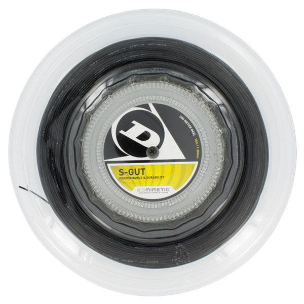 S-Gut 16G Black Reel Tennis String Strings Dunlop