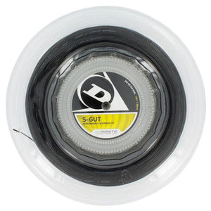 S-Gut 16G Black Reel Tennis String Strings Dunlop