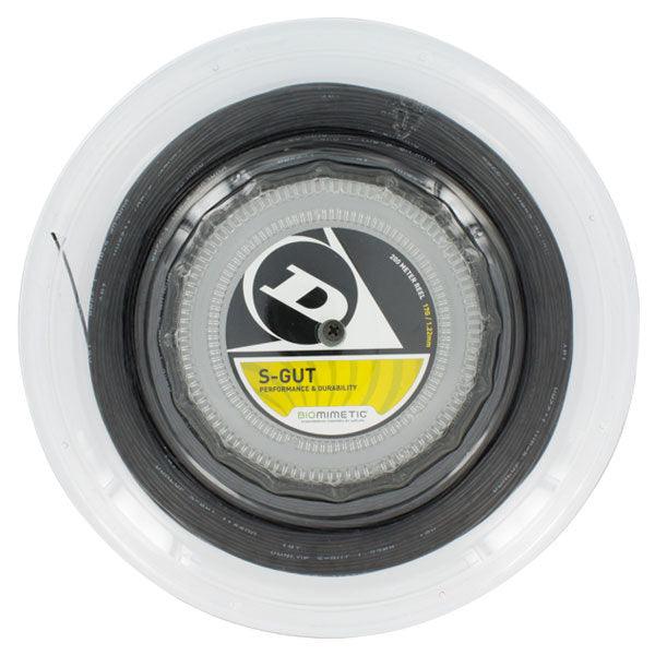 S-Gut 17G Black Reel Tennis String Strings Dunlop
