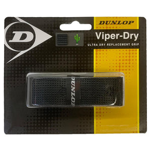 Viperdry Black Ultra Dry Replacement Tennis Grip Accessories Dunlop