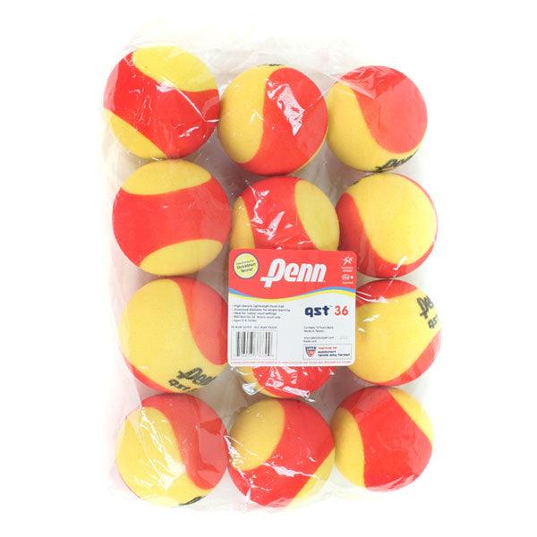 Qst 36 Foam Tennis Balls 12 Pack Balls Penn
