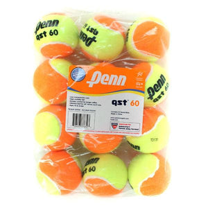 Qst 60 Low Compression 12 Tennis Ball Pack Balls Penn