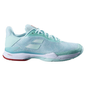 Women's Jet Tere All Court Tennis Shoes Yucca and White Footwear Babolat