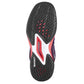 Juniors' Jet Mach 3 All Court Tennis Shoes Black and Poppy Red Babolat
