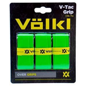 V-Tac 3 Pack Neon Green Tennis Overgrip Accessories Volkl