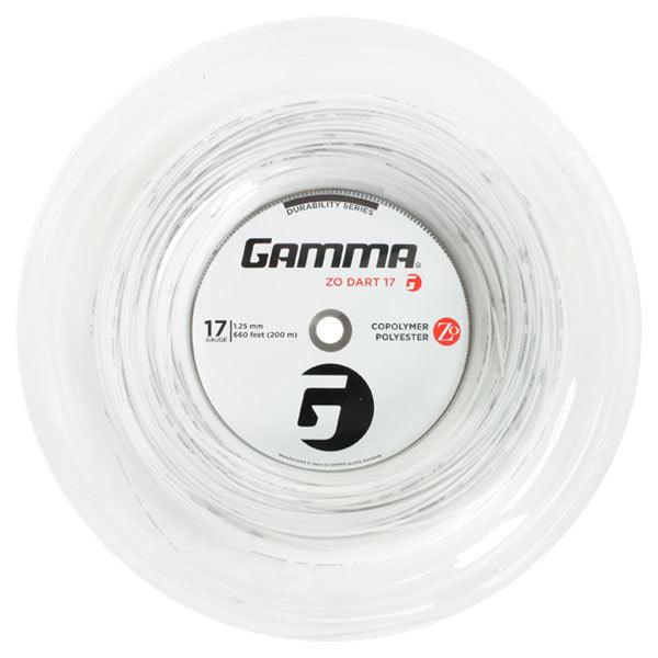 Zo Dart White 17G Tennis String Reel Strings Gamma