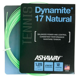 Dynamite 17 Natural Tennis String Optic Green Strings Ashaway