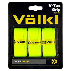 V-Tac 3 Pack Neon Yellow Tennis Overgrip Accessories Volkl
