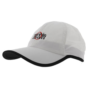 Unisex Featherlight Tennis Cap in White Apparel TENNIS EXPRESS