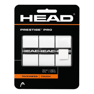 Prestige Pro Overgrips White Accessories Head