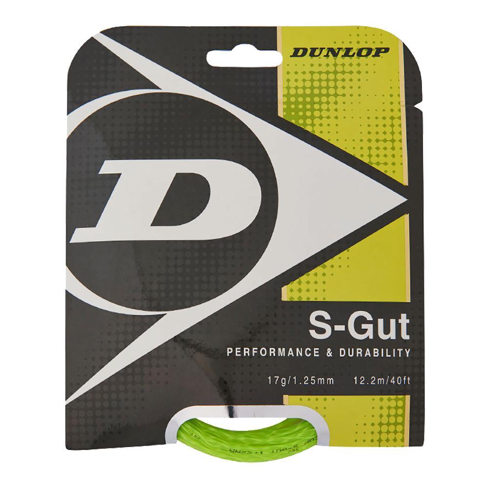 S-Gut 17G Green Tennis String Strings Dunlop