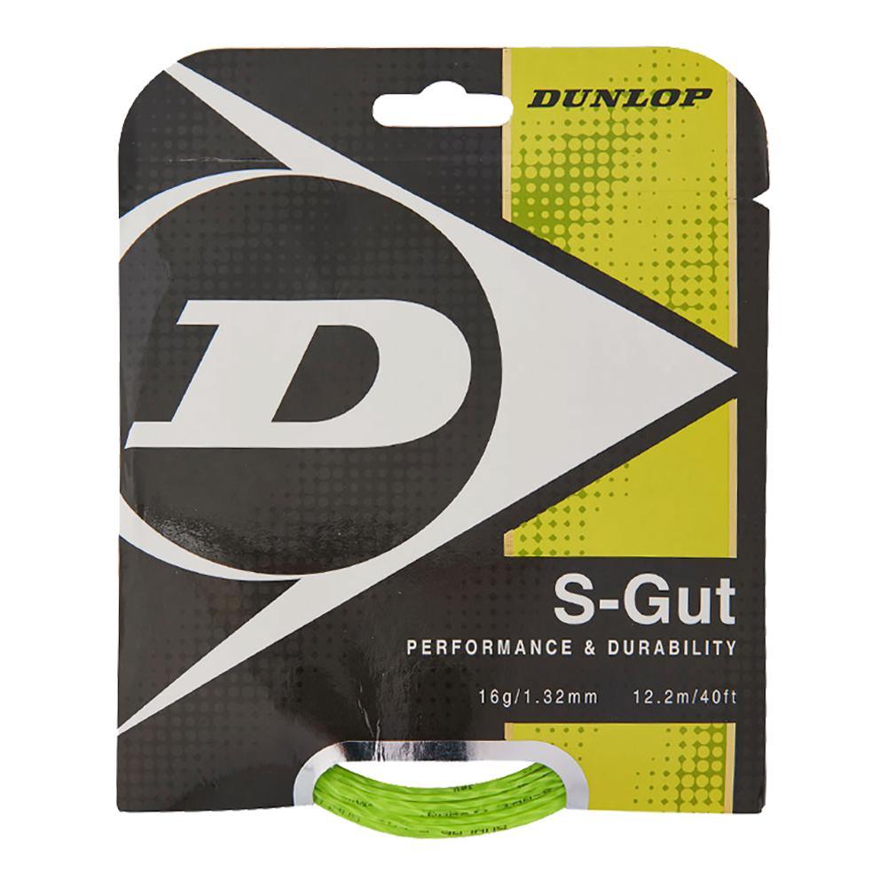 S-Gut 16G Green Tennis String Strings Dunlop
