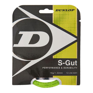 S-Gut 16G Green Tennis String Strings Dunlop