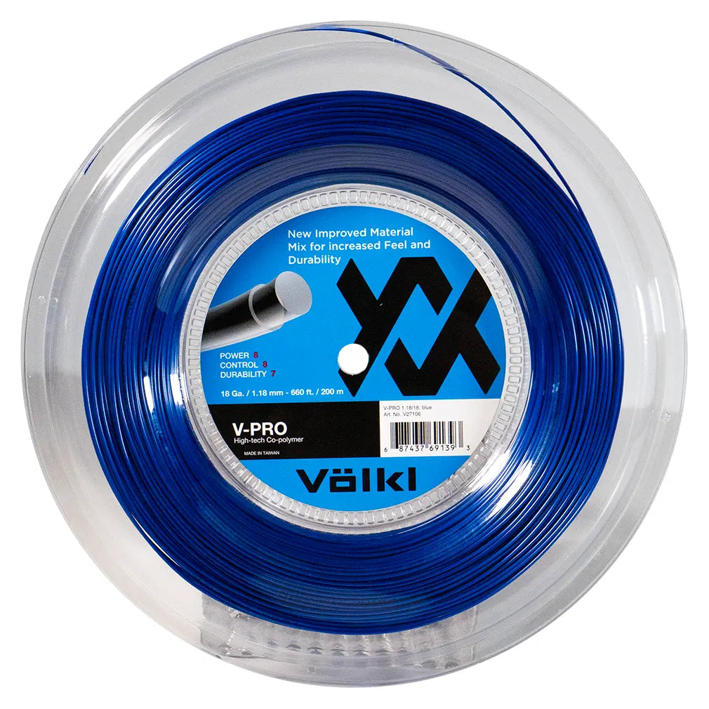 V-Pro Tennis String Reel Blue Strings Volkl