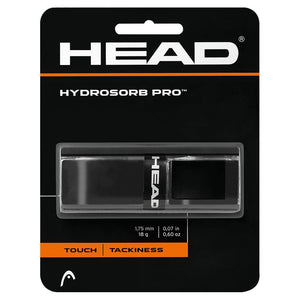 Hydrosorb Pro Tennis Replacement Grip Black Accessories Head