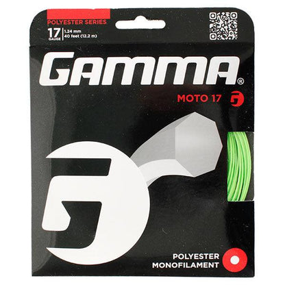 Moto 17G Tennis String Lime Strings Gamma