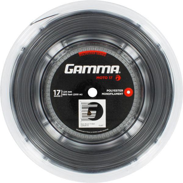 Moto 17G Tennis String Reel Black Strings Gamma