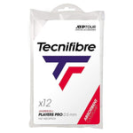 Pro Players Tennis Overgrip 12 Pack White Accessories Tecnifibre