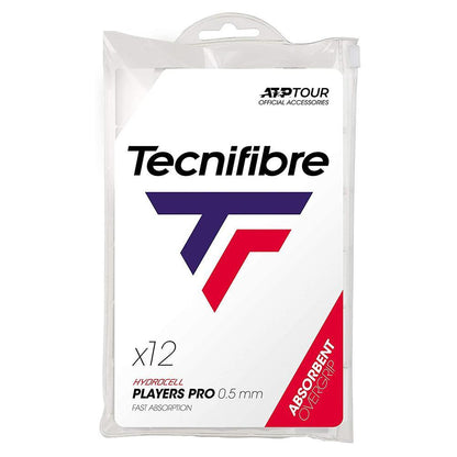 Pro Players Tennis Overgrip 12 Pack White Accessories Tecnifibre