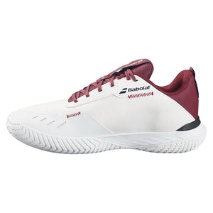 Men`s SFX Evo All Court Tennis Shoes White and Port Royale Footwear Babolat