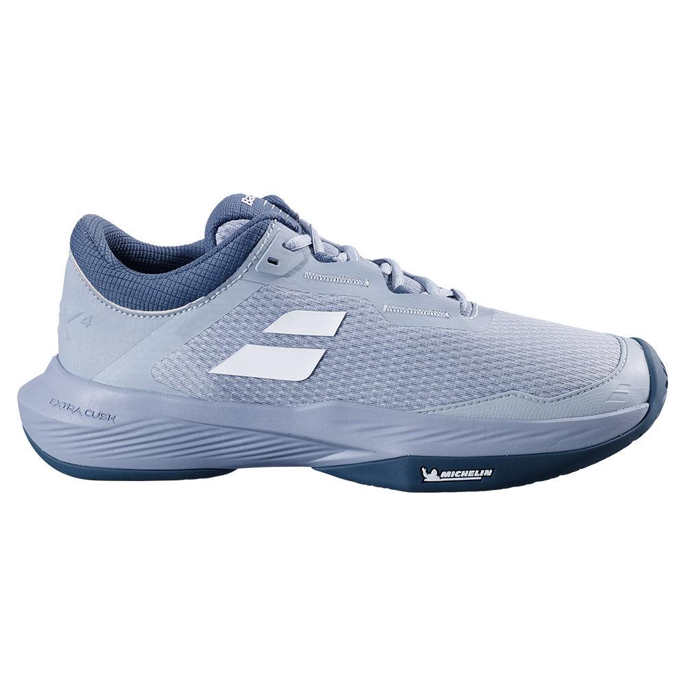 Men`s SFX 4 Tennis Shoes Grey and White Footwear Babolat